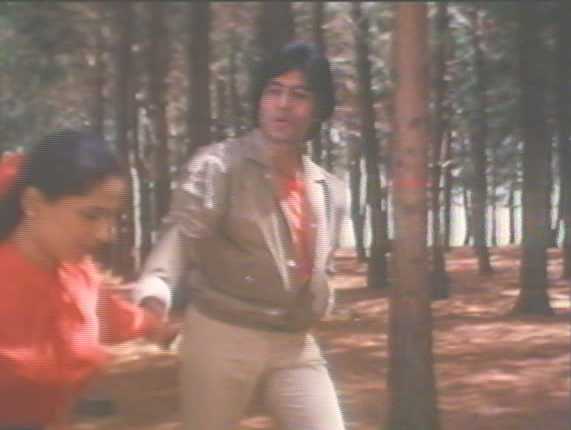 Amitabh and Smita Patil